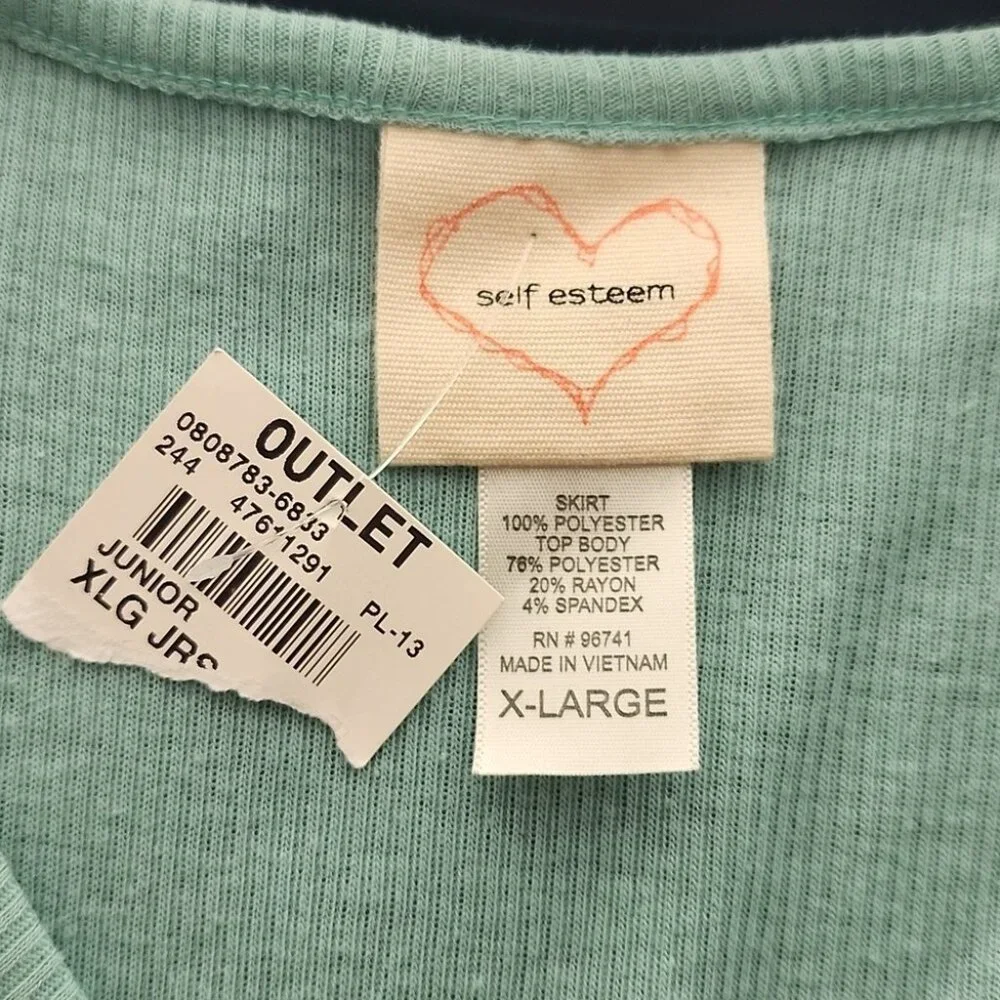 Self esteem girls tank dress size XL